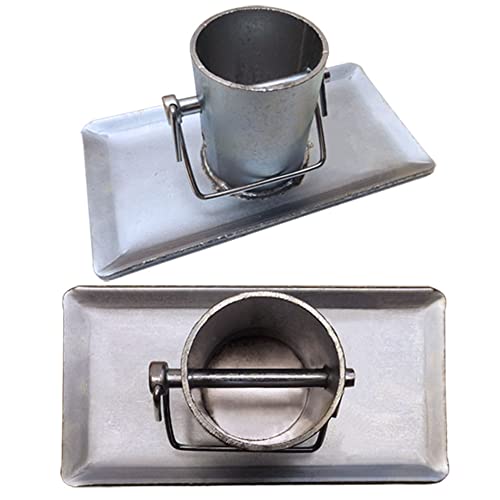 A Frame Galvanized Jack Foot Plate Pin 5K Trailer Marine Boat 5,000 Lbs 2" Tube #TOP18