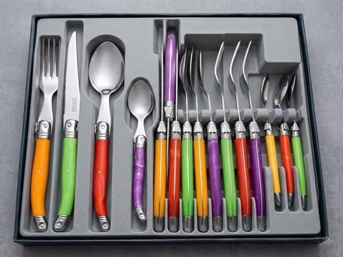 Laguiole Héritage - Ménagères 16 pièces - Multicolore