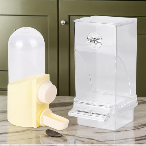Distributeur d'eau pour oiseaux calopsittes et perroquets à grande capacité - 3