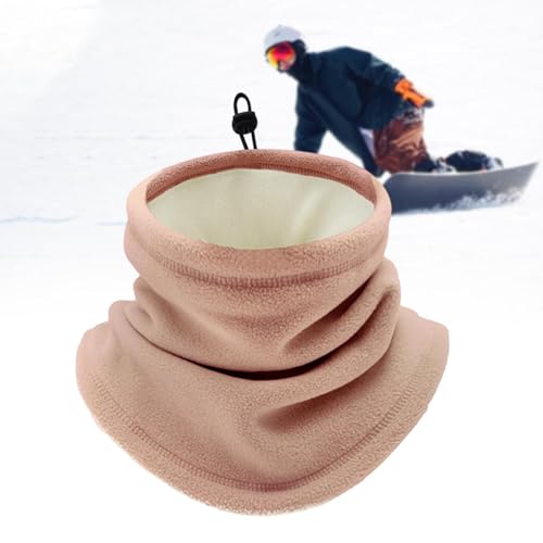 jojomis Winter Neck Warmer Gaiter Elastic Neck Scarf for Running Skiing Fishing 12.01x10.04 Inch3