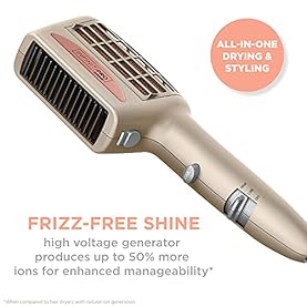 Alternative view of INFINITIPRO BY CONAIR 4-in-1 Frizz Free Styling Hair Dryer, 1875W Hair Dryer and 4 Attachments