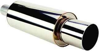 muffler chrome generic inlet 2.5 chrome