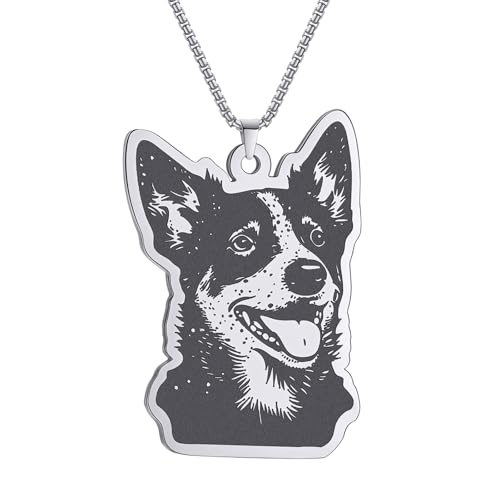 Collier avec pendentif Heller bleu cadeau idéal pour homme et femme