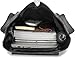 Black Leather Backpack School College Bookbag Laptop Backpack business travel Multifunctional backpack (Black 1)