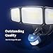 Onforu 65W LED Security Lights Motion Sensor Light Outdoor, 6500LM, 6500K, IP65 Waterproof, Flood Light Outdoor Motion Detector with Adjustable 3 Head, Hardwired Wall Light for Entryway, Yard, Garage