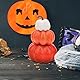 Gresorth 29cm Gefälschte Gestapelt Kürbis Turm Anzeigen Künstliche 3 Schichten Gemüse Modell Faux Simulation Mehrfarbig Dekoration Halloween Weihnachten