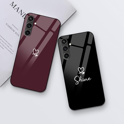 Image of COLORflow Back Cover Compatible with Samsung Galaxy S23 FE 5G | Cute Korean Hearts Customized | Shockproof TPU Bumper with Camera Protection Back Cover Compatible with Samsung Galaxy S23 FE 5G, Multi