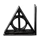 Wizarding World Of Harry Potter Deathly Hallows Bookends, Schwarz, 5.25 Inch