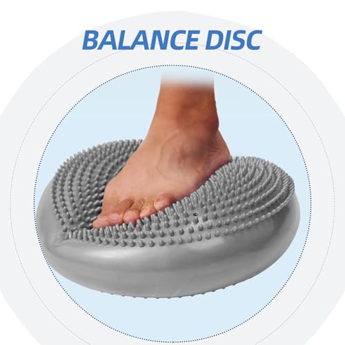 Disque oscillant gonflable en PVC pour posture et fitness - 7