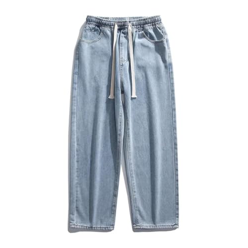 Men's Denim Pants Thin Casual Loose Straight Leg Vintage Wide Leg Long Pants2