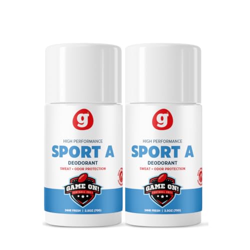 GrowingBasics Sport Deodorant for Boys Ages 8 & Up | Non-Toxic, Aluminum-Free, Fresh Scent, 24-Hour Protection | SPORT A (Set of 2)