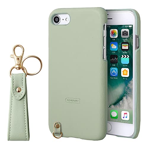 OPPO A55s 5G ケース 背面 オッポ スマホケース 1個入り ダークグリーン 全機種対応 かわいい パステルカラー くすみカラー ストラップ 100062520