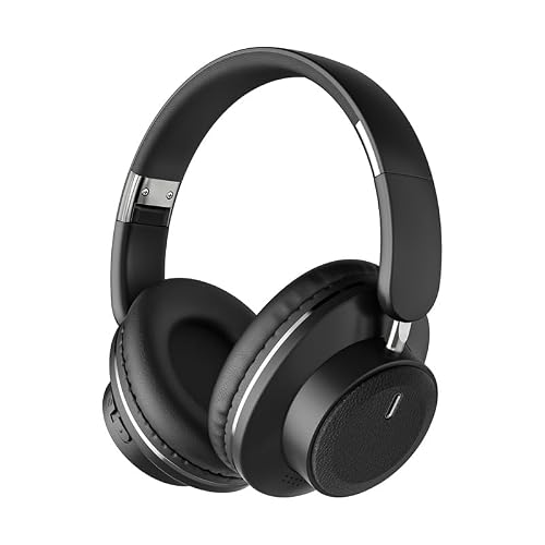 ABEAUROOSE Foldable Bluetooth Headphones Hidden Mic,