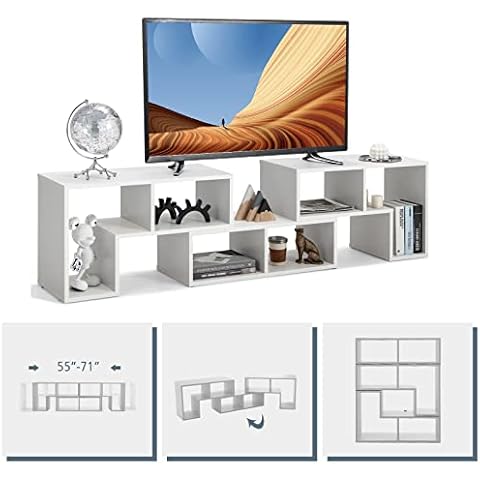 Mueble de TV COSTWAY de 3 piezas Cover
