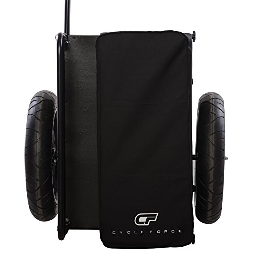 Cycle Force Voyager Outdoors Bicycle Cargo Trailer with Open Compartment