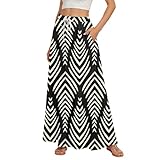 Long Skirts, Boho Elastic High Waist Pleated A-Line Flared Maxi Skirts Flowy Women Concert Outfits White Tube Top Falda Negra para Mujer Larga Midi Length Maxi Skirt Dresses (XXL, Gray)