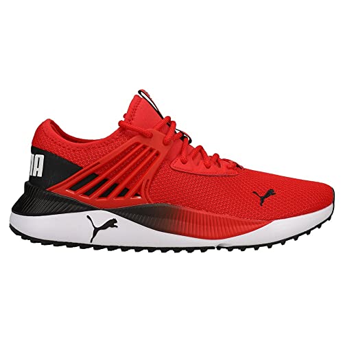 PUMA PUMA Men's Pacer Future Classic Lace Up Fashion Sneaker Red/Blk 9.5 Medium US