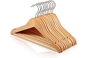 HOUSE DAY Baby Hangers - Wooden, Premium Quality for Baby Clothes
