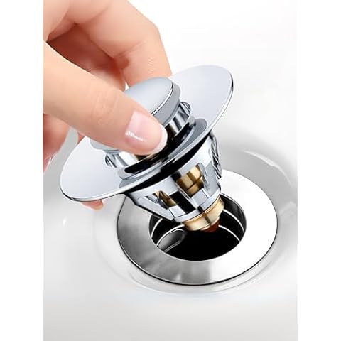 Megory Universal Pop Up Sink Plug Cover