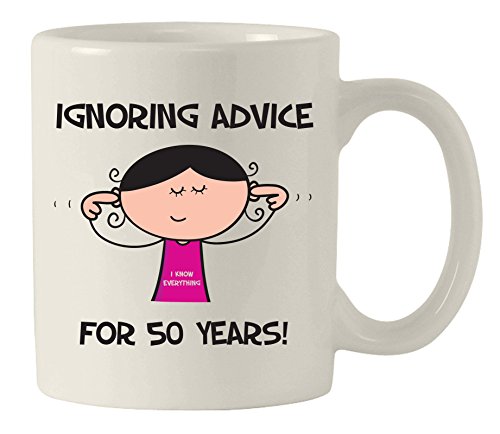 Haciendo Caso Omiso De Consejos Desde 1965 De Mujer 50 Cumpleaños Taza De Cerámica