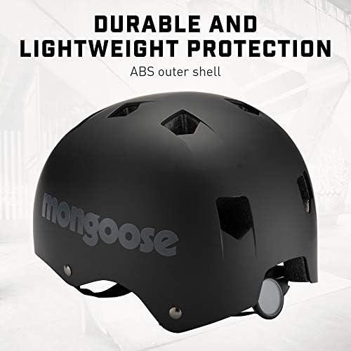 Mongoose BMX Bike Helmet, Multi Sport 