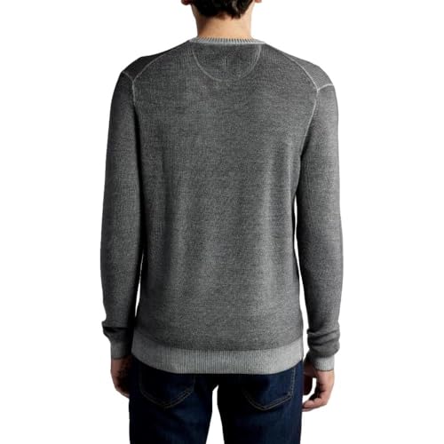 johnnie-O Men's Burgess Merino Wool Sweater, Dark Stormy