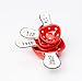 Fine Ceramic Woodland Red Fairy Mushroom Measuring Spoons Set of 4, 3-1/4