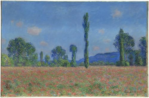 Champ de coquelicots Giverny Monet grande affiche pour une ambiance nature de salon