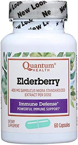 Quantum Elderberry Immune Defense Extract - 400 mg - 60 Capsules