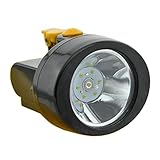 ACMENOVO LED Rechargeable Headlamp 2800mah Lightweight Waterproof Flashlight Head Light Miner Cap Lamp for Hard Hat, Hiking, Hunting, Fishing, Camping, Outdoor, Coal and Mining