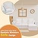 Miniature Dollhouse Couch 1:12 Scale Furniture Modern PLA Sofa for Mini Decor, Lightweight Doll Sofa for Play & Display, Tiny Couch for Dollhouse Living Room, Kids Gift & Collectors Room