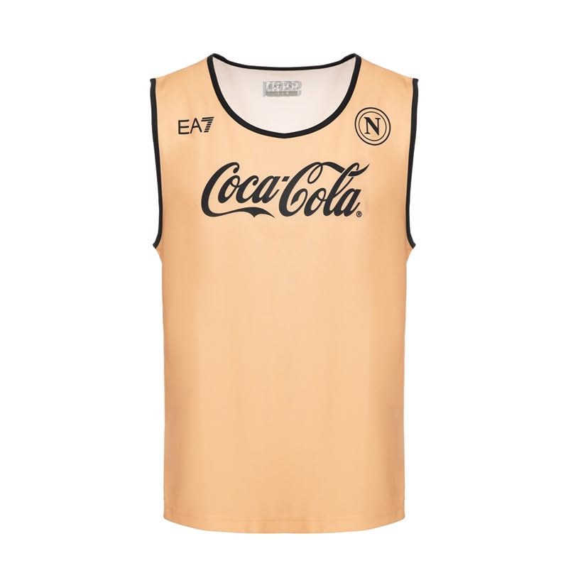 SSC Napoli Pettorina Training Ea7 Pettorine Calcio Unisex - Adulto