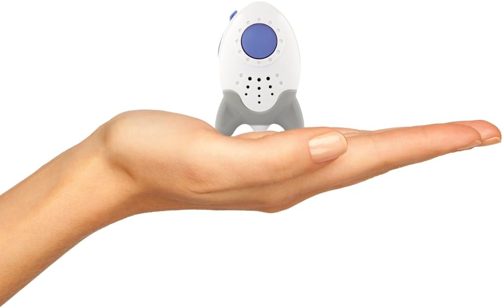 Wooshh by Rockit. Portable Rechargeable Baby Sleep-aid Sound Machine 8 Calming Sounds 4 Volume Levels- All Night Mode- White Noise for Adults, Kids & Baby