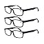3 Pairs of Black