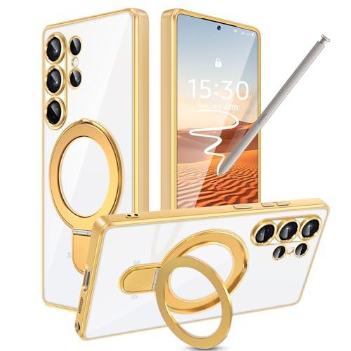 Coque Samsung S25 Ultra antichoc anneau béquille Magsafe solide