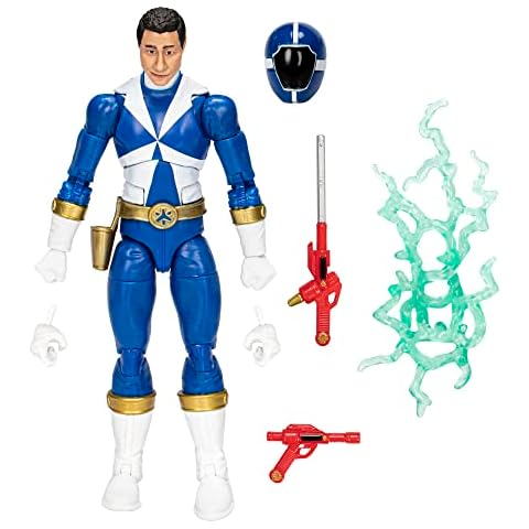 Power Rangers Lightning Collection Lightspeed Rescue Blue Ranger 6-Inch Premium Collectible Action Figure Toy with Accessories, Kids Ages 4 and Up Cover