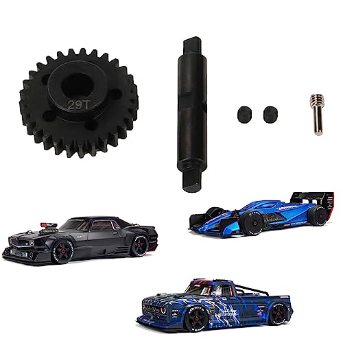 RCAWD Steel 29T Mod1 Spool Gear w/Shaft for Arrma 1-7 Felony Infraction 6s