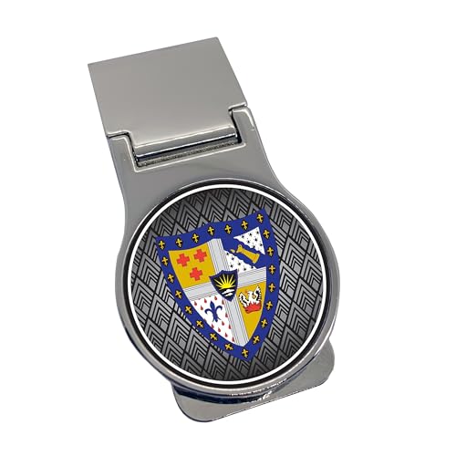 Sigma Alpha Epsilon Officially Licensed Money Clip - Premium Round Stainless Steel Design for Greek Life, Fraternity Brothers, Alumni, and Students - Front Pocket Carry (Sigma Alpha Epsilon # 2)3