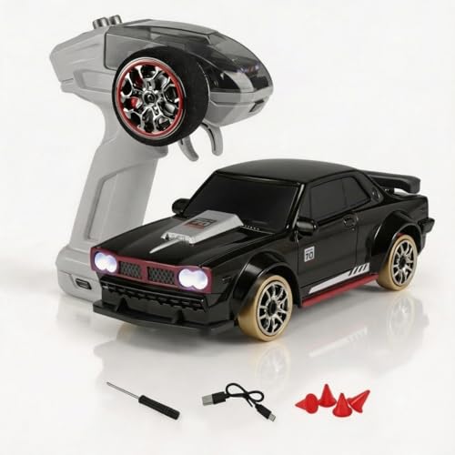 1:64 Mini 4WD RC Drift Car – Copper Tires, ESP Gyroscope, Magnetic Charging