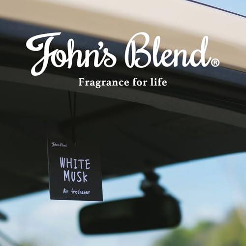 John's Blend ホワイトムスク 車用芳香剤 3枚セット