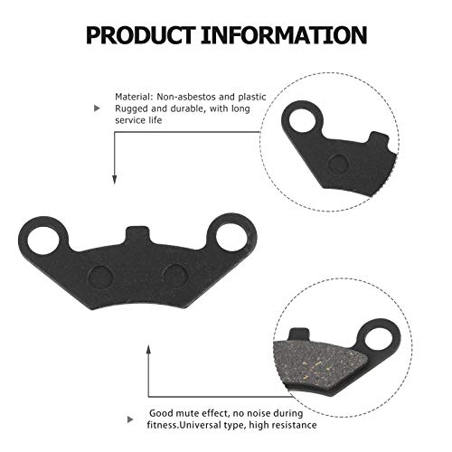2 Pares Pastilhas De Freio Blocos De Freio Atv Pastilha De Freio De Fibra De Carbono Blocos De Freio