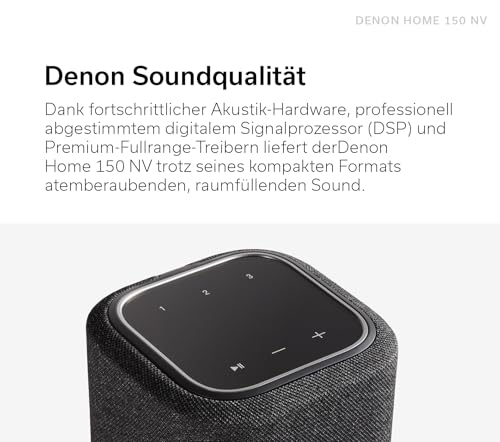 Denon Home 150 NV Wireless-Lautsprecher mit HEOS, Weiß – Ansicht 4
