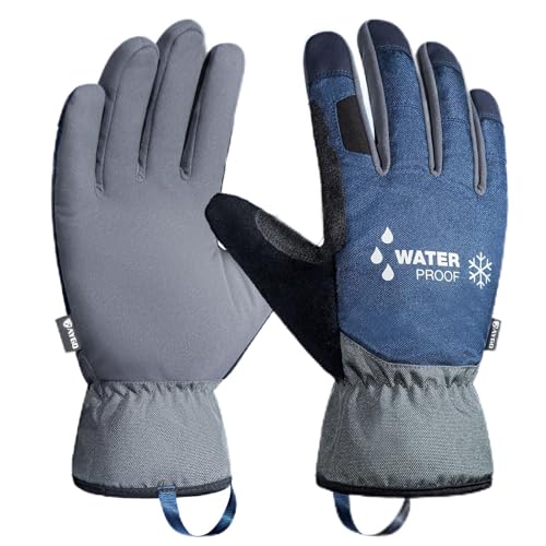 KAYGO Waterproof Thermal Work Gloves for Men Women Insulated Fleece Liner