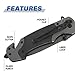 TOPOINT Folding Pocket Knives, EDC with Seatbelt Cutter,Glass Breaker, Bottle Opener, Multi-Function Emergency Tool for Men Women (Sliver)