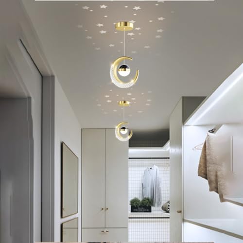 Luz del pasillo LED moderna para una entrada de diseño minimalista con tono blanco fresco