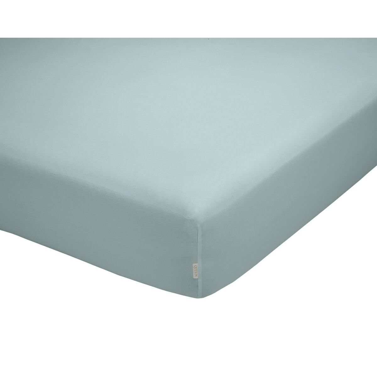 Alexandra House Living QUTUN Adjustable Fitted Sheet Light Blue 90 x 200 cm 90 x 1 x 200 cm