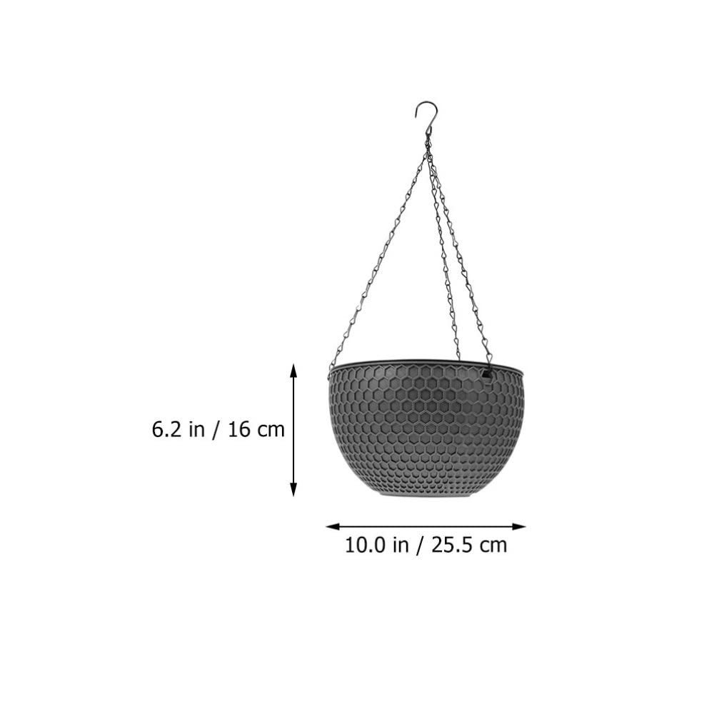 Cabilock 2pièces Paniers Suspendus Plastique pour Plantes Cache-Pots Nid Abeille pour Jardin Et Décoration Murale pour Fleurs Et Plantes Succulentes Modèle