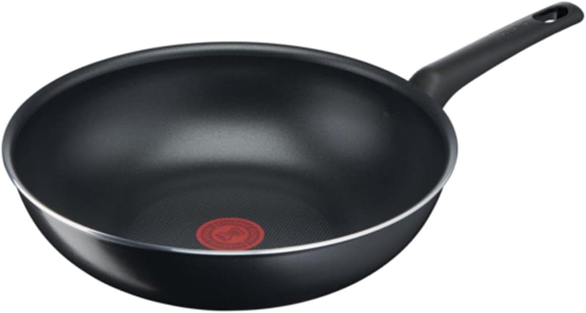Tefal Titanyum 1X SimpleCook 28 Cm Difüzyon Tabanlı Wok Tava - 2100118533
