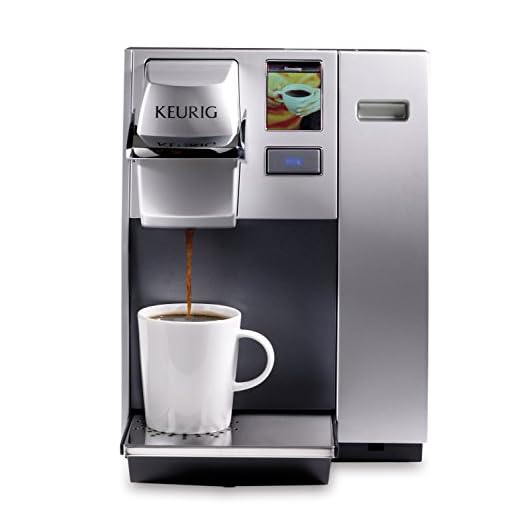 Keurig K155 Office Pro Commercial Coffee Maker, Single Serve K-Cup Pod Coffee Brewer, Silver, Extra Large 90 Oz. Water Reservoir