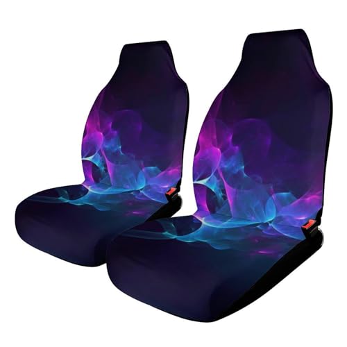 Protection de siège voiture universelle lot de 2 housses auto bleues et violettes
